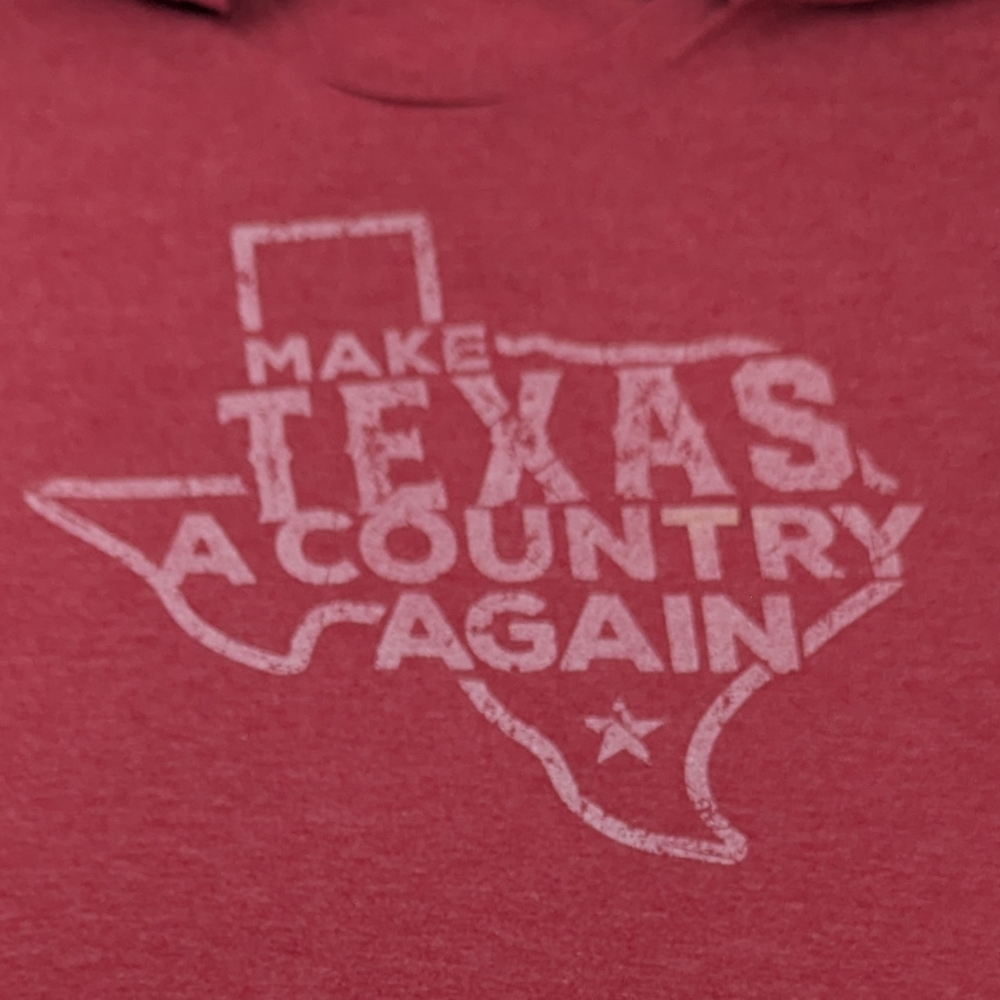 Make Texas A Country Again Red Tshirt XL